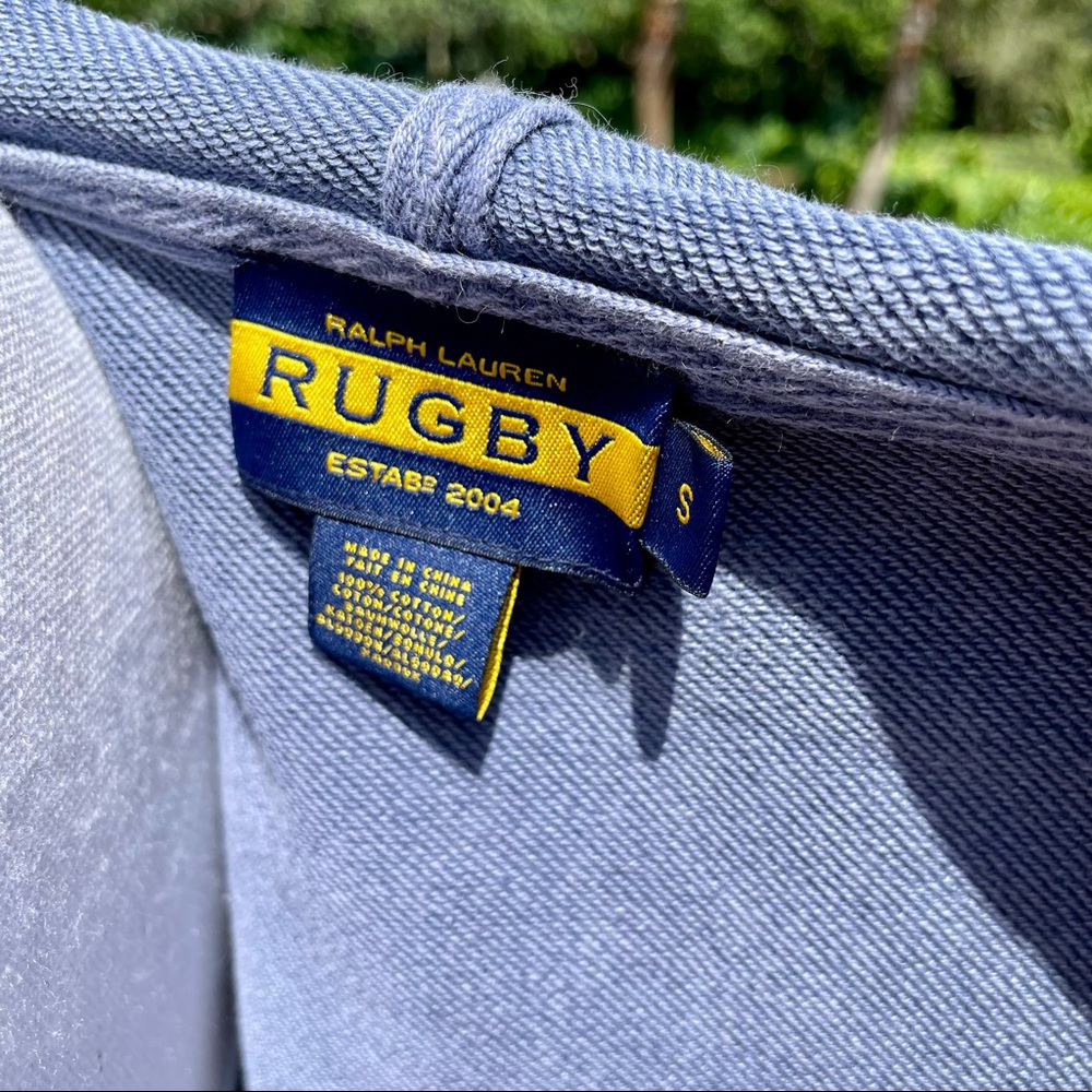 EUC! Rugby Hooded Zip Up Jacket - Picture 7 of 7